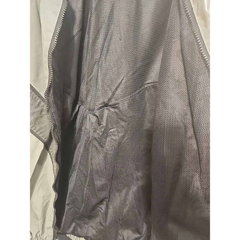 US Army IPFU Jacket Mens Medium Long Gray Nylon Full Zip Mesh Lined Windbreaker - Picture 7 of 7